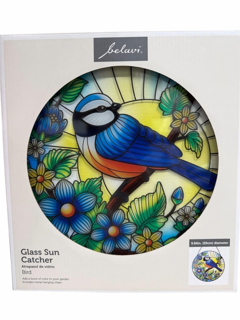 Belavi Glass Bird Sun Catcher
